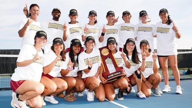 CMS Athenas celebrating a national championship